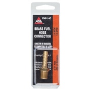 AGS Brass Fuel Connector, 5/16 Hose, Male (1/4-18 NPT), 1/card FHF-14C